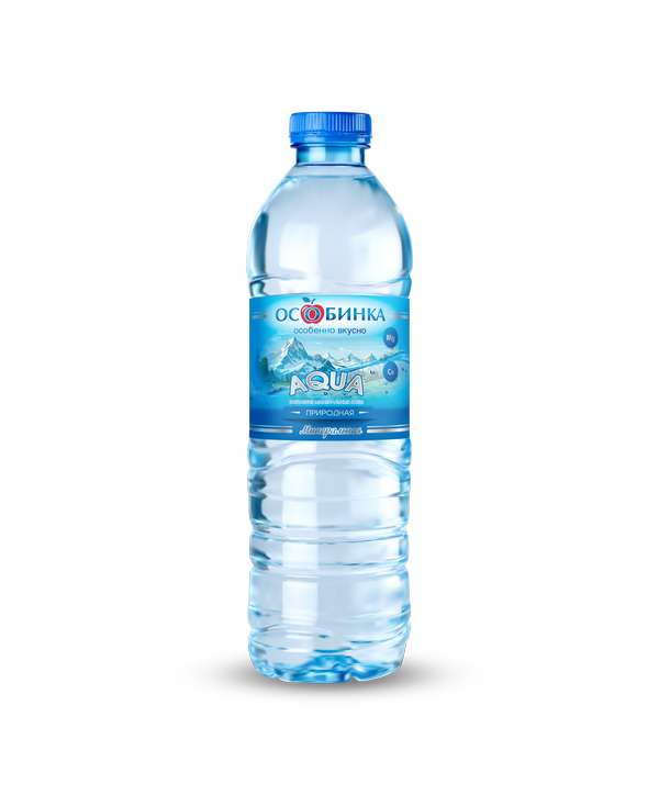 Упаковка Вода минеральная - аренда торгового знака Особинка